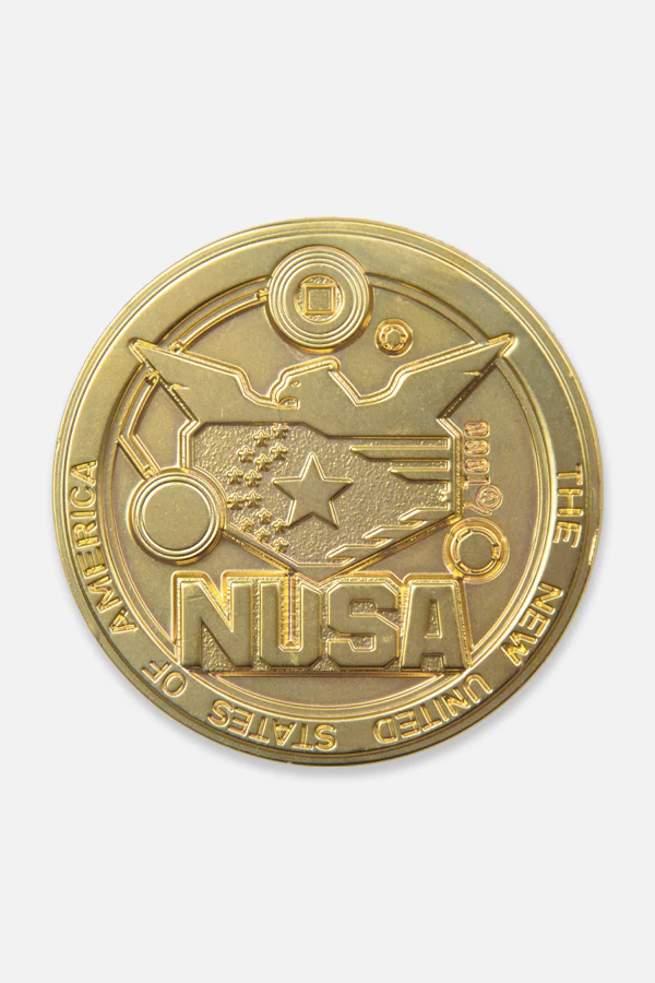 CYBERPUNK 2077 24K GOLD PLATED NUSA CHALLENGE COIN - Image 3