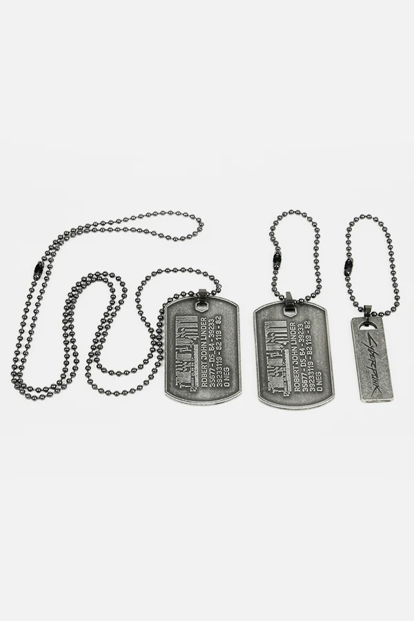 CYBERPUNK 2077 JOHNNY SILVERHAND'S DOG TAGS - Image 8