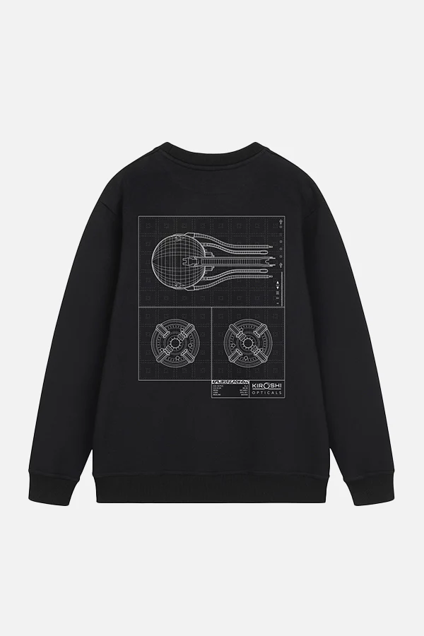 CYBERPUNK 2077 KIROSHI OPTICS TECHPRINT CREWNECK - Image 3