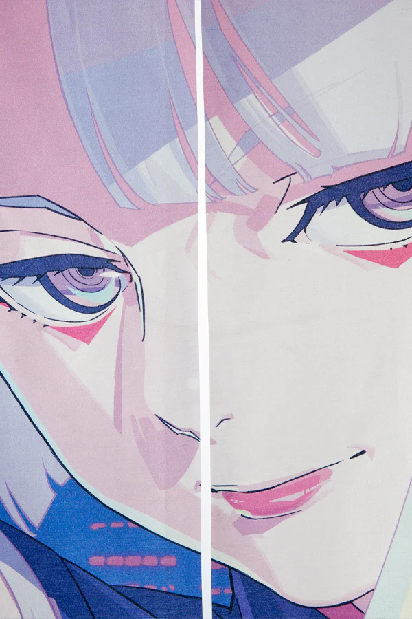 CYBERPUNK EDGERUNNERS JAPANESE DOOR CURTAIN - Image 3