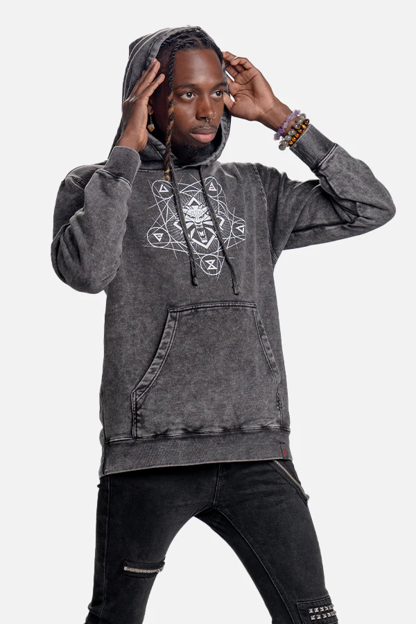 THE WITCHER WOLF AND SIGNS HOODIE - Image 9